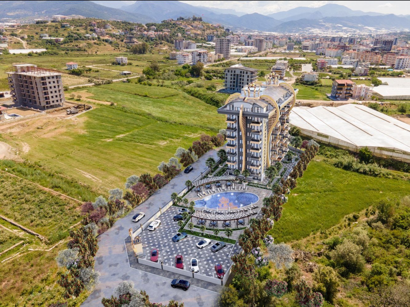 Apartamento de 1+1 en Gazipasa, Turkey No. 14180