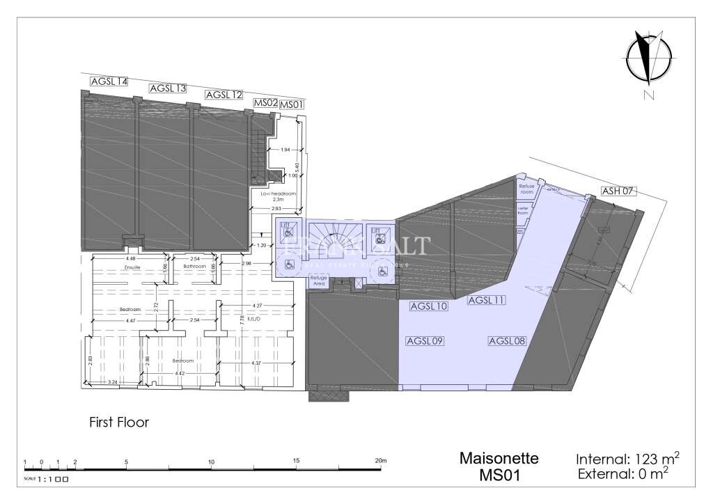 2 غرف نوم طابقين في Marsalforn, Malta رقم 918