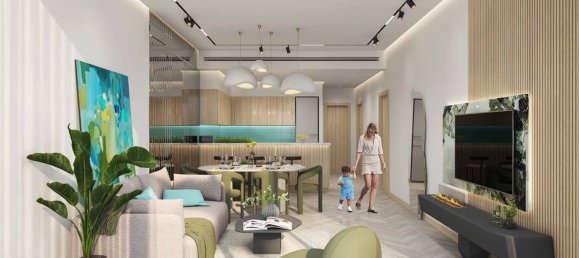 Квартира с 1 спальней в Damac Lagoon Views Phase 3, Golf City, ОАЭ № 63663 2