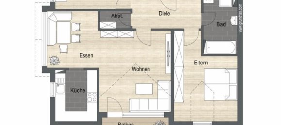 2 chambres Appartement à Heilbronn, Germany No. 44514 16