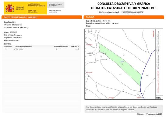 5242m² Land in Iznate, Spain No. 196786