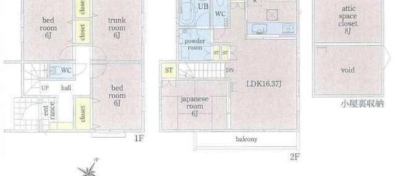 3 غرف نوم منزل في Saitama, Japan رقم 6765 2