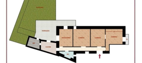 4 rooms Apartment in Naples, Italy No. 10000 19