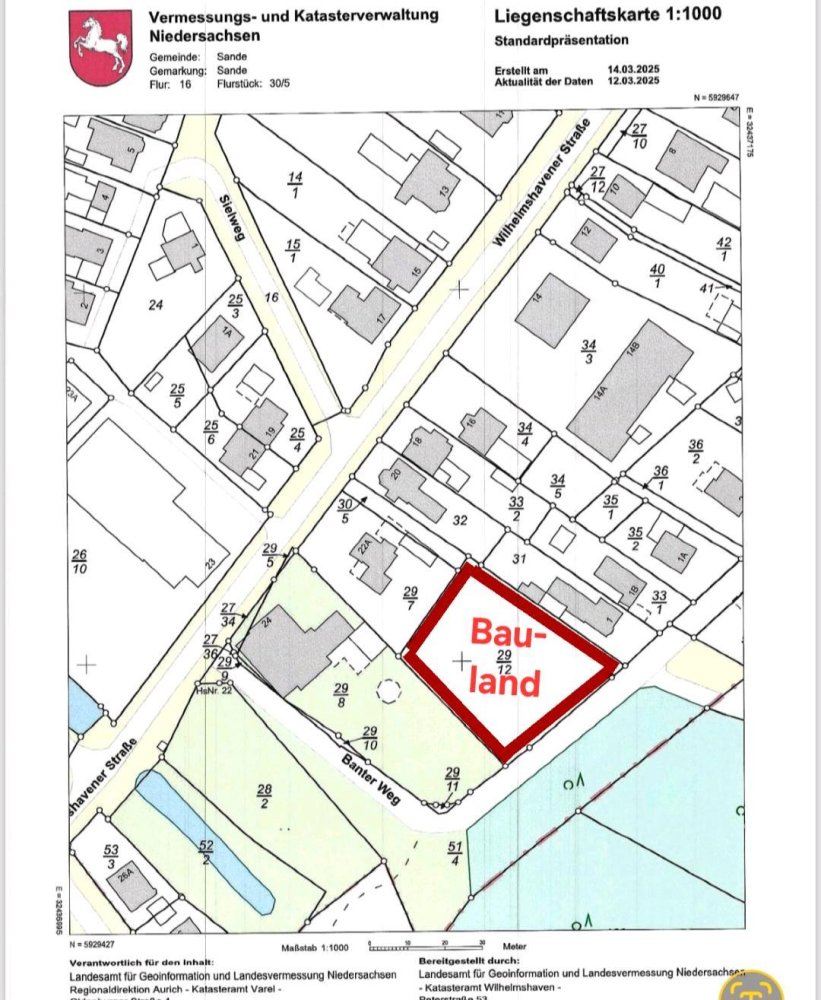  قطعة أرض في Friesland, Germany رقم 342877