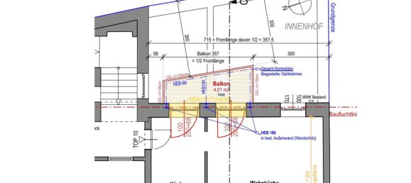 Квартира с 2 комнатами в Йозефштадт, Австрия № 100335 17
