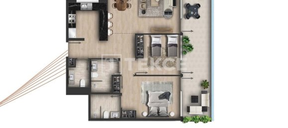 2 Schlafzimmer Wohnung in Jumeirah Village Circle, UAE, Nr. 123311 19