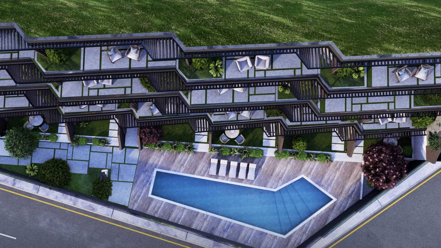 Apartment 2+1 in Cennet Yalova, Cinarcik, Turkey No. 38571