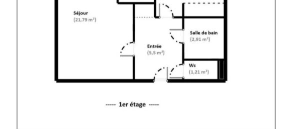 Apartamento de 1 dormitorio en Chelles, France No. 180589 3