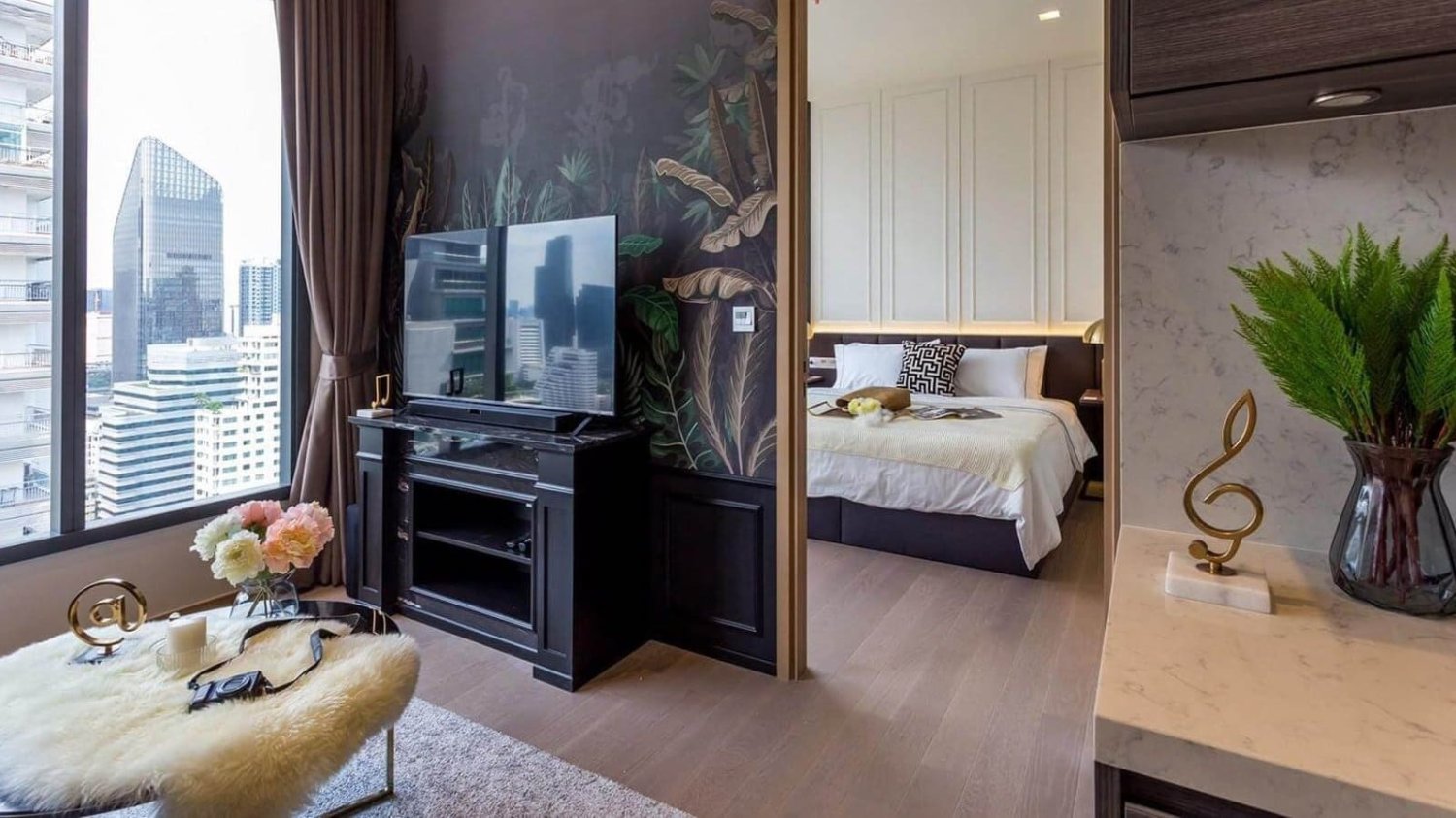 Condominio de 1 dormitorio en THE ESSE ASOKE Bangkok, Thailand No. 27892