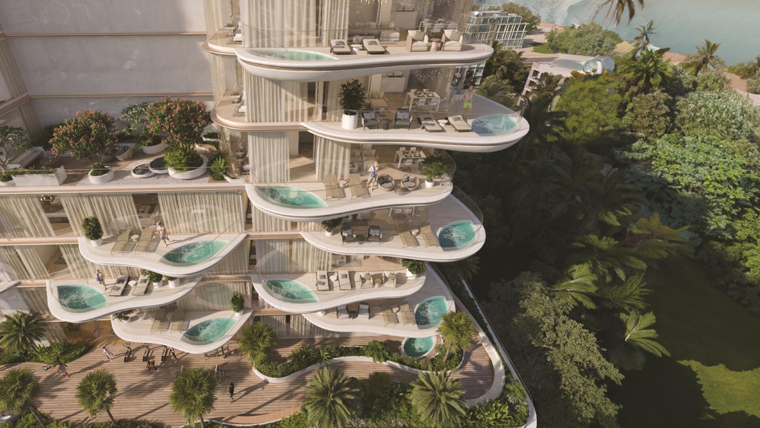 Студия в Beach Walk, Deira, ОАЭ № 63048