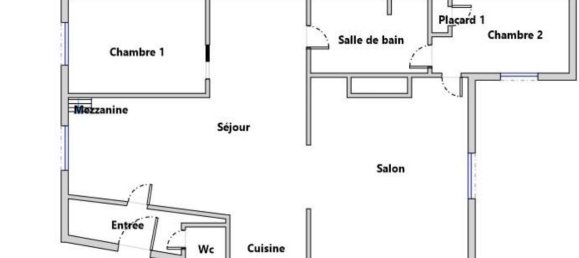 Квартира с 2 спальнями в Тур, Франция № 43573 7