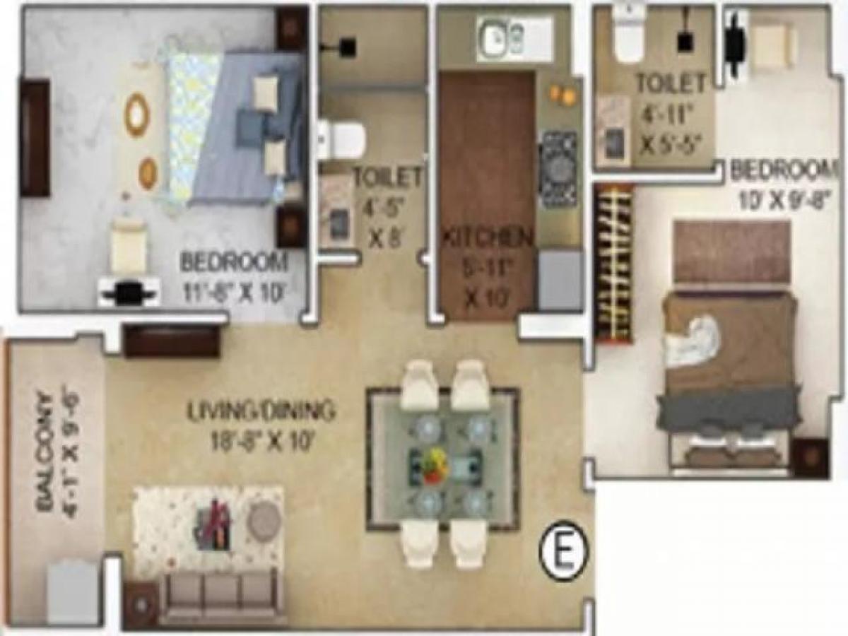 2 bedrooms House in Kolkata, India No. 44400