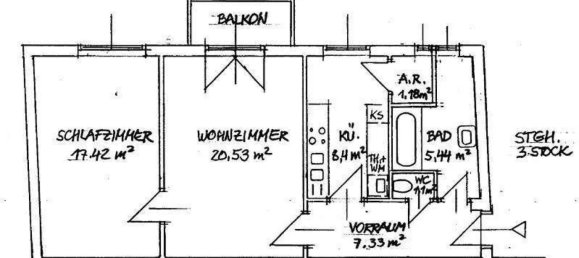 2-salle Appartement à Simmering, Austria No. 98738 13
