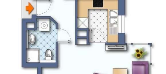 Квартира с 2 комнатами в Фрайбург им Брайсгау, Германия № 244605 12