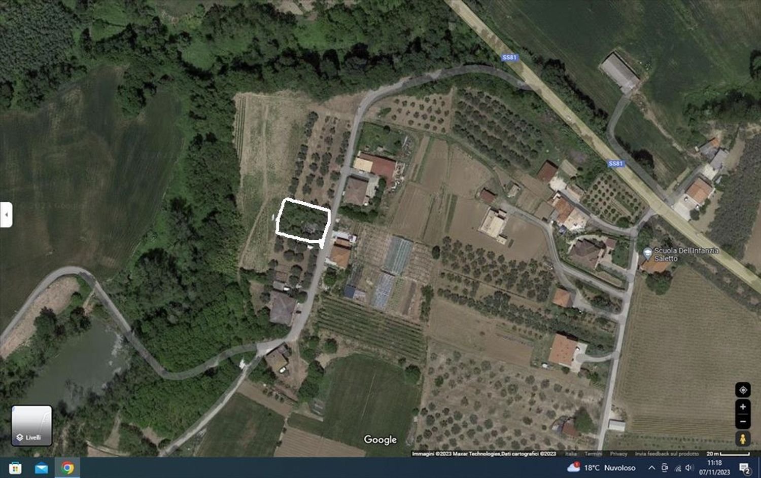  قطعة أرض في Loreto Aprutino, Italy 1200متر مربع رقم 156540