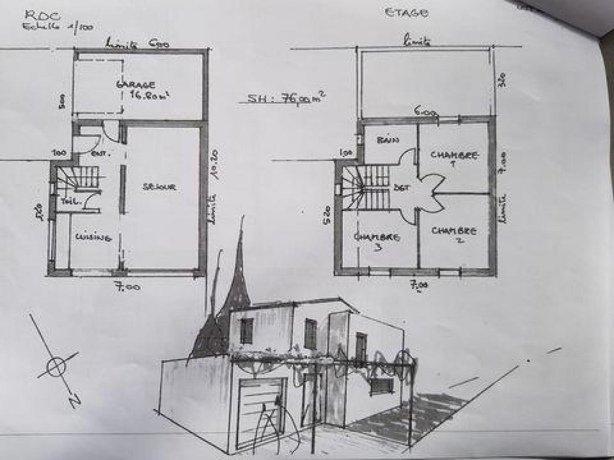 Casa de 3 dormitorios en Cadenet, France No. 6086