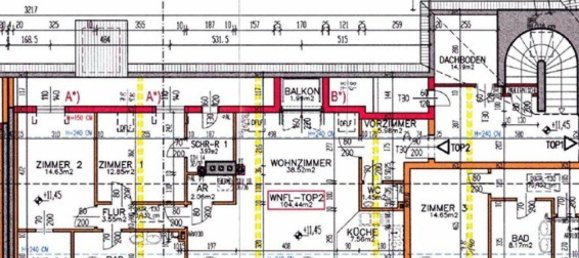 3غرفة شقة في Baden, Austria رقم 249490 14