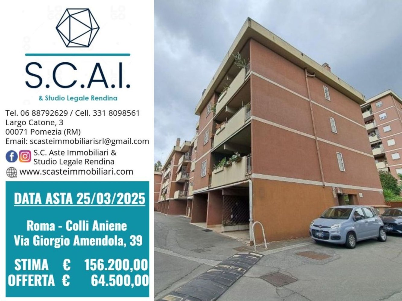 2 rooms Apartment in Rome, Italy No. 205545