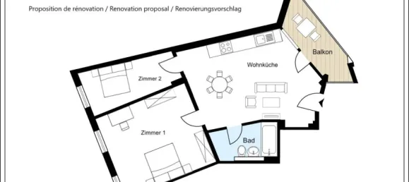 2-salle Appartement à Kopenick, Germany No. 88914 21