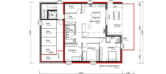 3 Schlafzimmer Wohnung in Noville, Switzerland, Nr. 112 6
