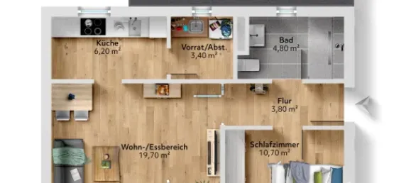 1 bedroom Apartment in Darmstadt-Dieburg, Germany No. 302712 13