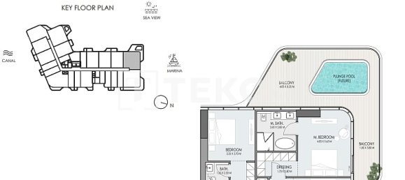 Apartamento T3 em Dubai, UAE N.º 106414 27