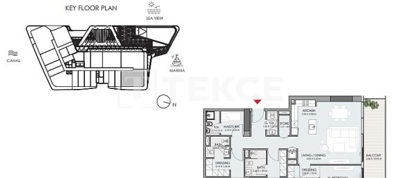 Apartamento T3 em Dubai, UAE N.º 106414 20