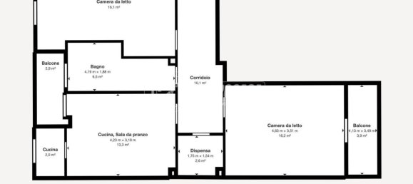 Apartamento de 3 divisões em Parella, Italy N.º 265979 21