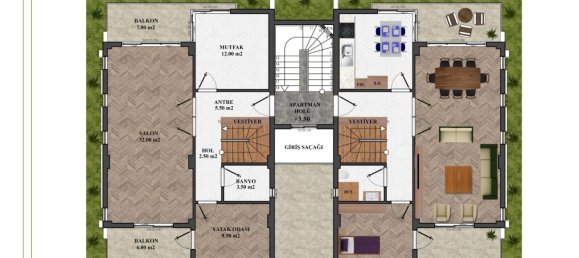 Apartment 2+1 in Kemer, Turkey No. 12663 5