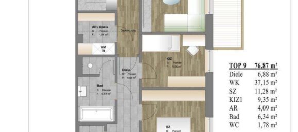 3 rooms Apartment in Golling an der Salzach, Austria No. 189387 10