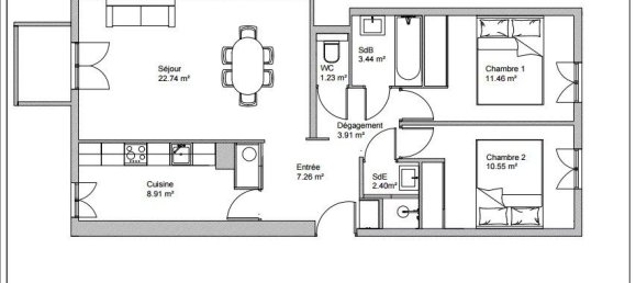 2 bedrooms Apartment in Cagnes-sur-Mer, France No. 338539 4
