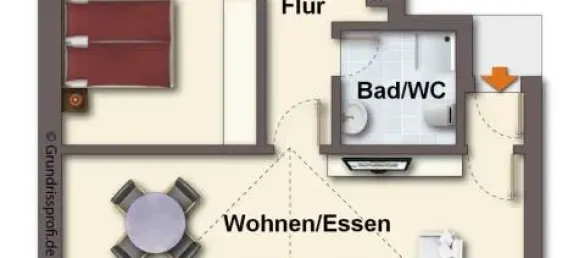 3 rooms Apartment in Emsland, Germany No. 168685 9