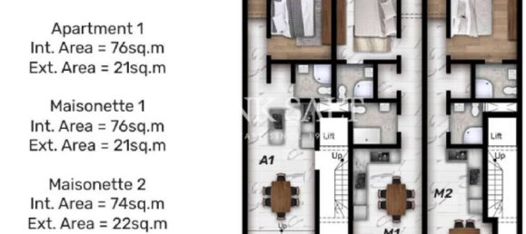 Apartamento de 2 dormitorios en Saint Paul's Bay, Malta No. 1690 2