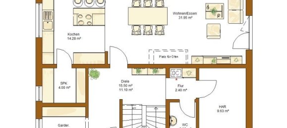 5غرفة منزل في Lauda-Konigshofen, Germany رقم 50047 14