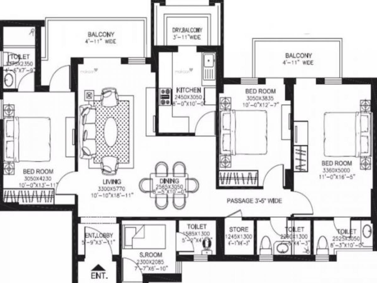 3 bedrooms House in Gurgaon, India No. 3396