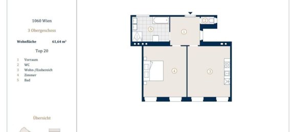 2-Zimmer Wohnung in Mariahilf, Austria, Nr. 244733 7