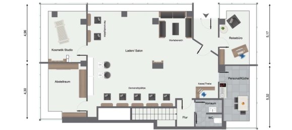 Коммерческая недвижимость с 5 комнатами в Хайльбронн, Германия № 17839 19