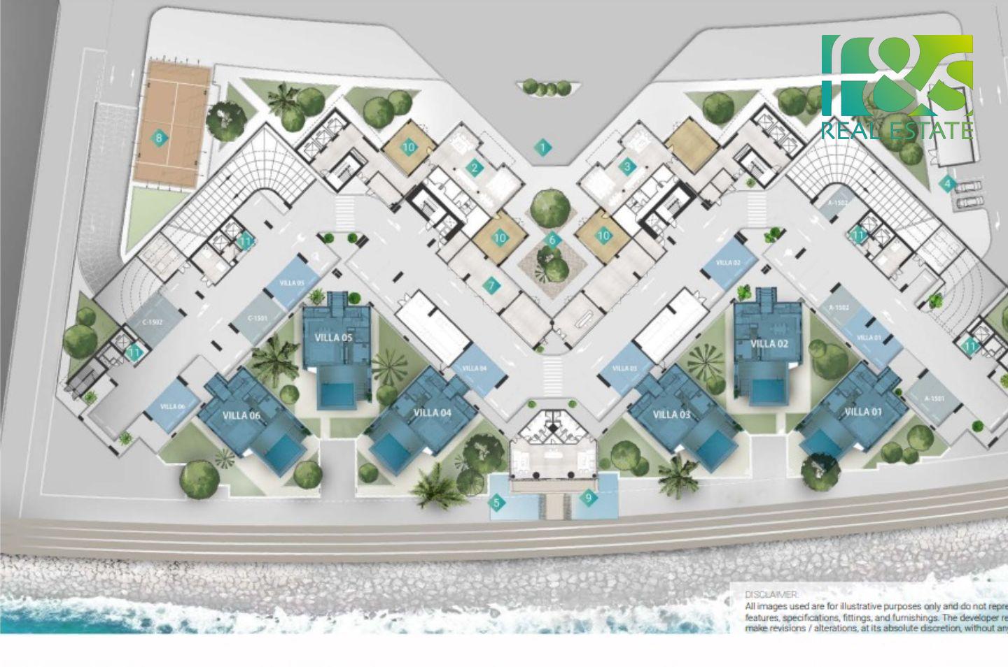 4 Schlafzimmer Villa in Al Marjan Island, UAE, Nr. 26964