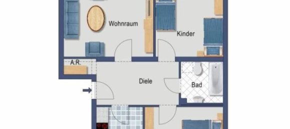 Apartamento de 3 habitaciónes en Dusseldorf, Germany No. 9438 2