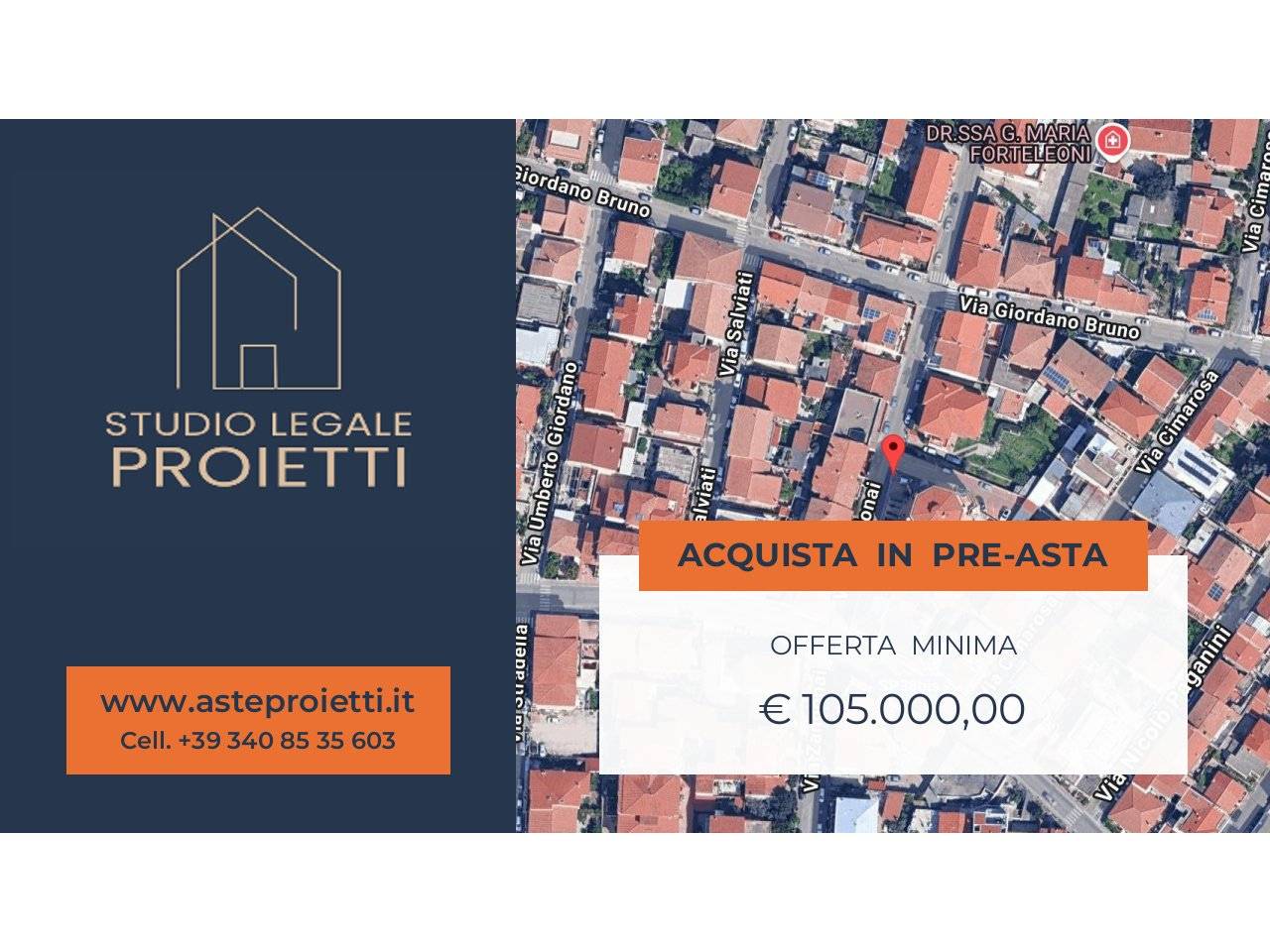 Apartamento T1 em Olbia, Italy N.º 307238