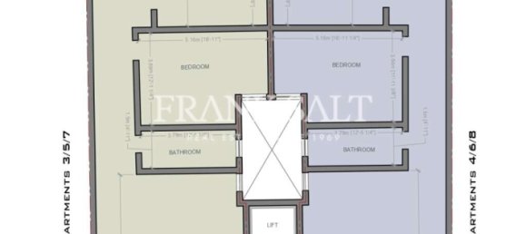 Apartamento de 3 dormitorios en Ghajnsielem, Malta No. 831 2