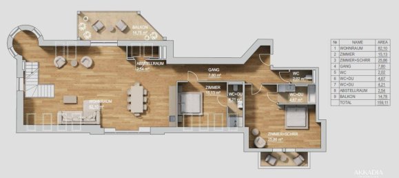 Dúplex de 4 habitaciónes en Hietzing, Austria No. 192213 18