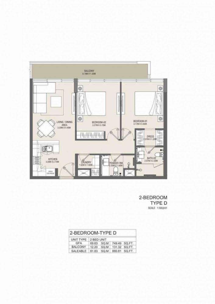 1 chambre Appartement à CENTURION ONYX, Meydan, UAE No. 60225