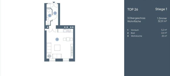 Estudio en Margareten, Austria No. 298 13