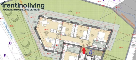 Apartamento de 4 habitaciónes en Trento, Italy No. 63634 7