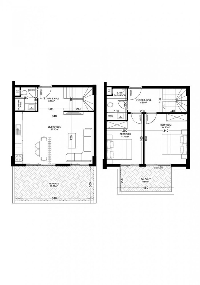 Apartamento de 2+1 en Yekta Golden Valley, Oba, Turkey No. 40143 1