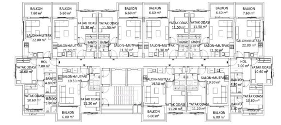 Wohnung 1+1 in Alanya, Turkey, Nr. 14349 16