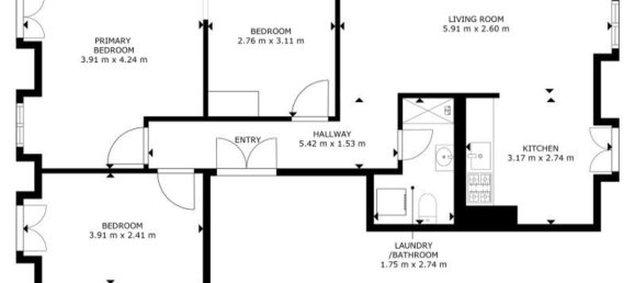 Apartamento T2 em Lisbon, Portugal N.º 101260 27