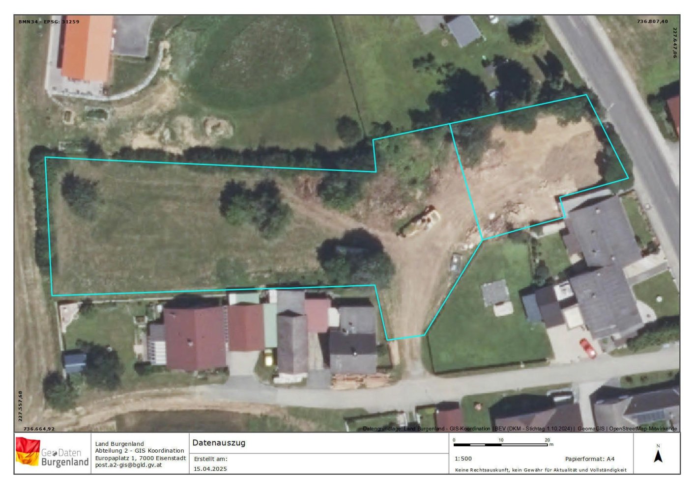 Terreno en Ollersdorf im Burgenland, Austria No. 243999