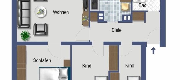 Apartamento de 4 divisões em Grevenbroich, Germany N.º 17496 2